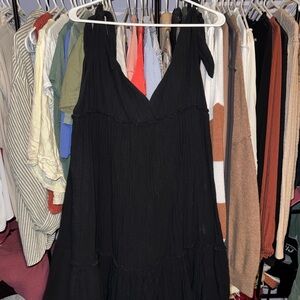 Aerie Black Sun Dress